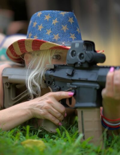 Patriotic Girl with a Gun - Daisy Chain Cosplay