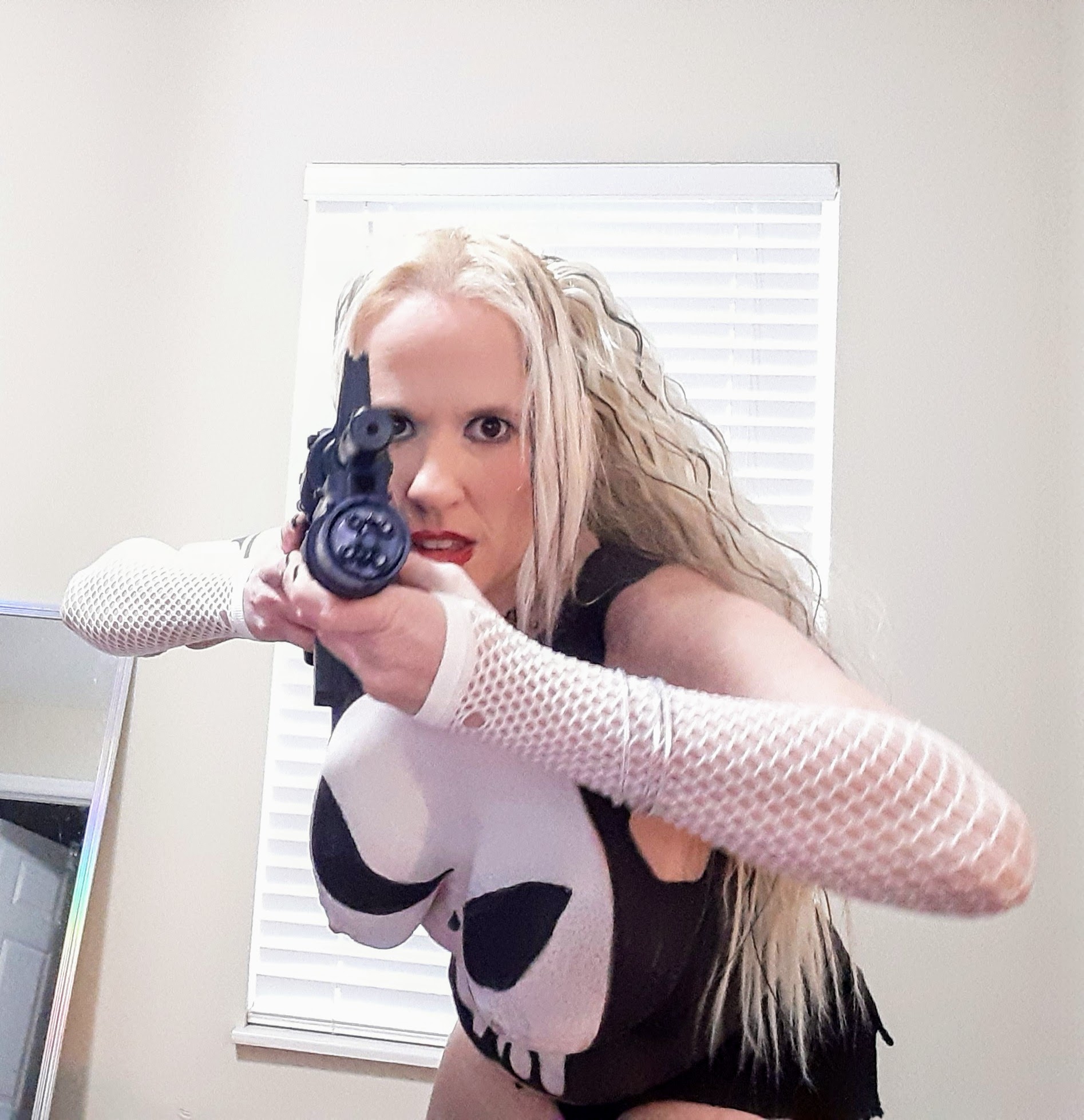 Punisher Bodypaint Cosplay - Daisy Chain Cosplay