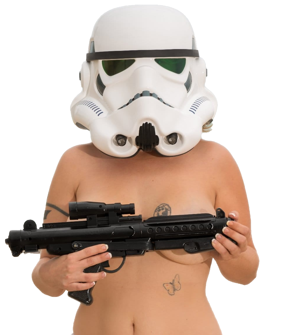 Sexy Topless Stormtrooper
